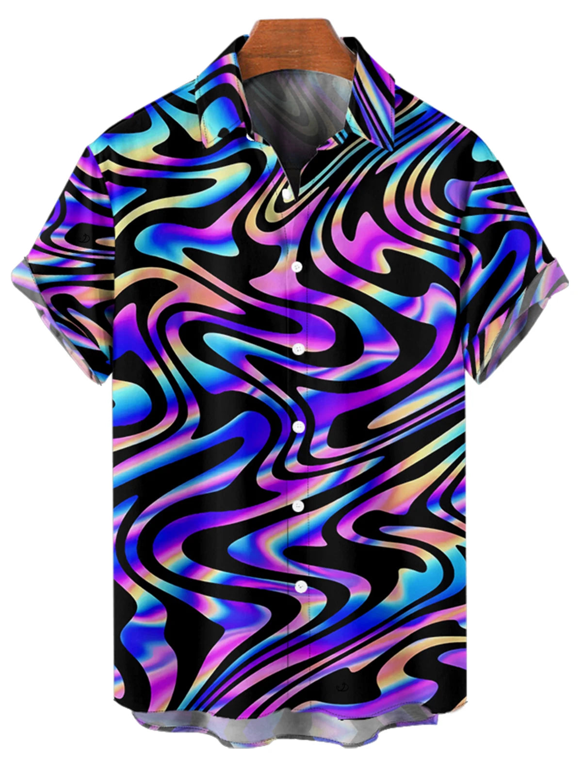 Rainbow Graphic Festival Dress & Shirt | O-Ring Zipper Adjustable Strap | Pride & Music Festival | S–XXL