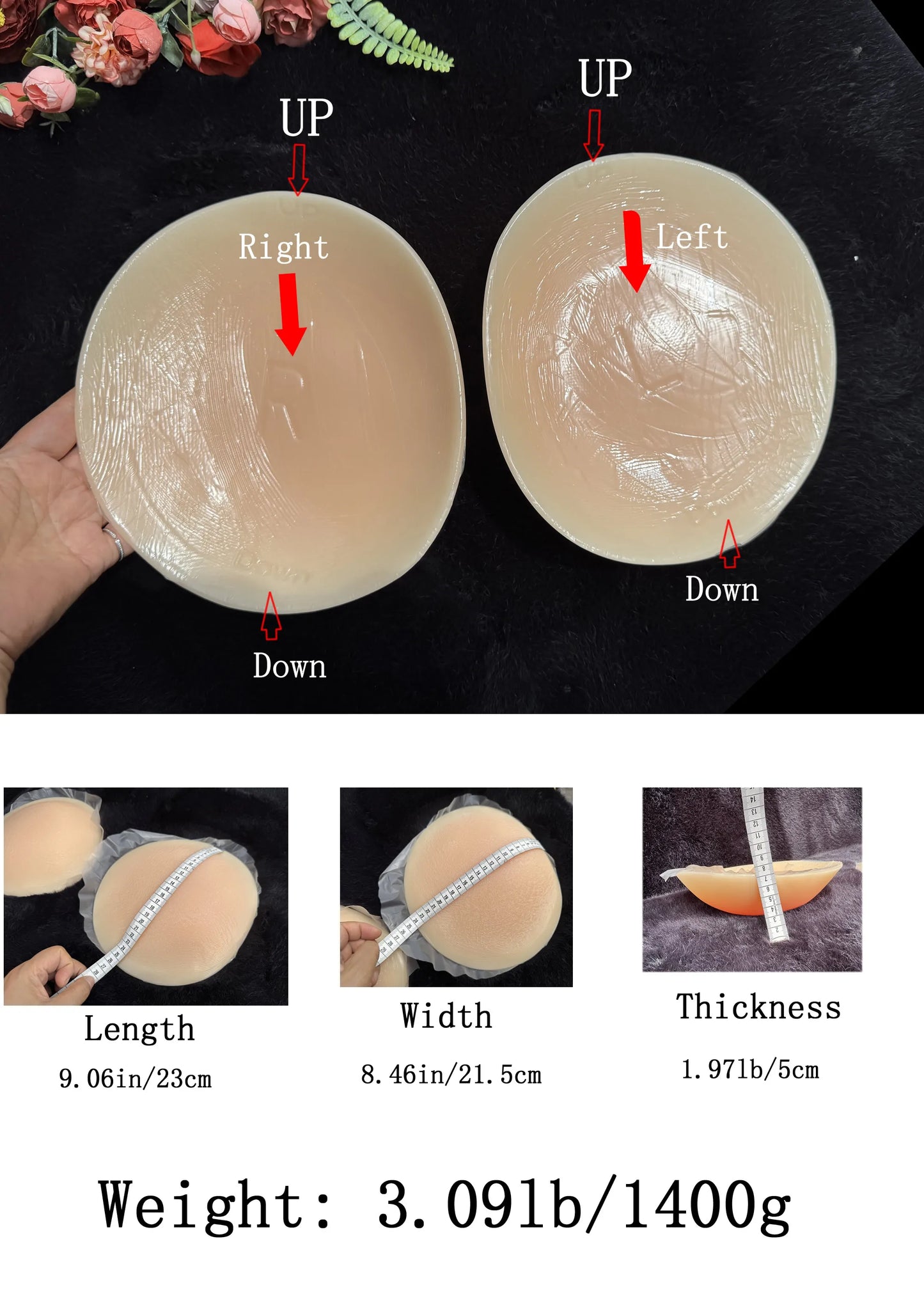 Drag Queen Booty Boost Silicone Hip & Butt Pads - Instant Curve Creator for Stage-Slaying Silhouettes