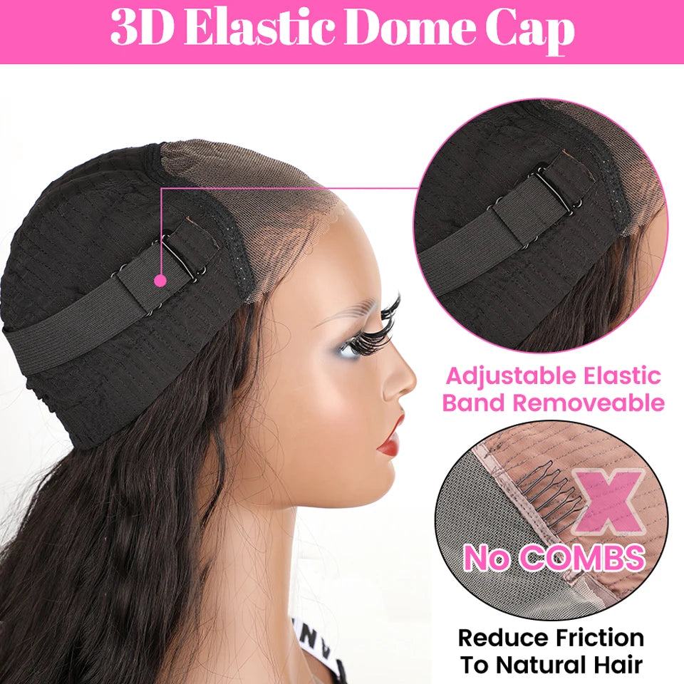"Body by the Wave" Brazilian Body Wave Wear & Go Wig – 7x5 HD Lace, Pre-Plucked, Glueless