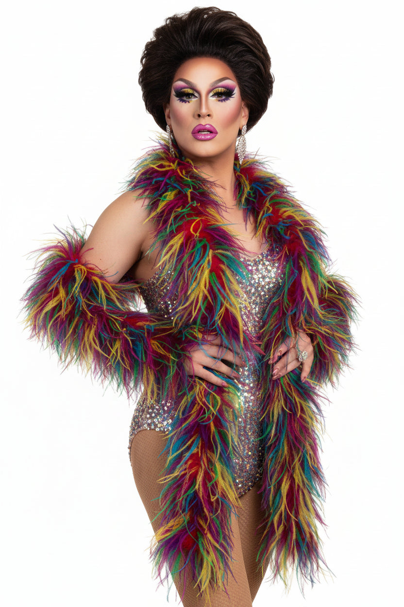 Luxury Ostrich Feather Boa – 2M Drag Queen Boa (6PLY to 25PLY)