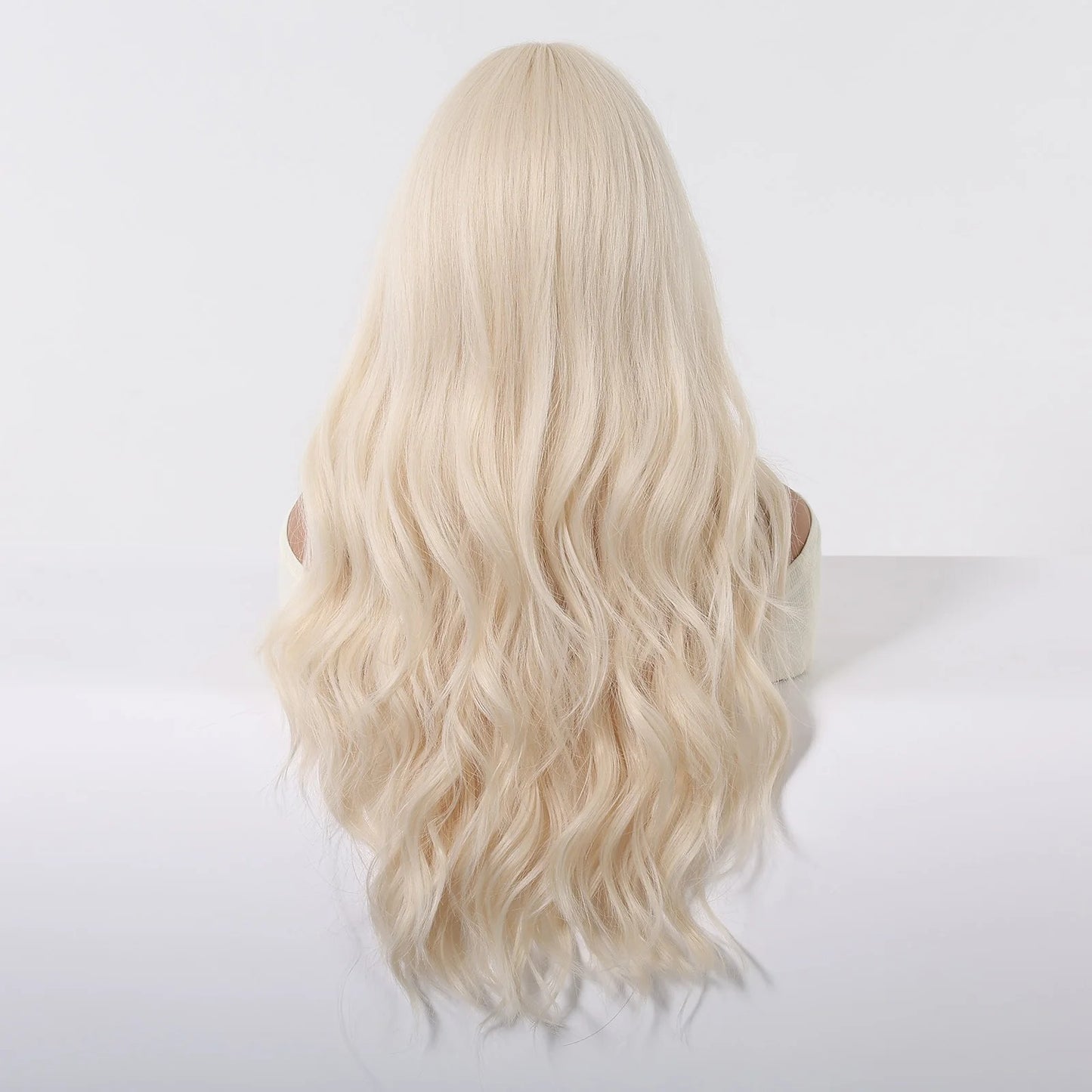 Platinum Power Wig – 26" of Drama, Bangs, and Brilliance