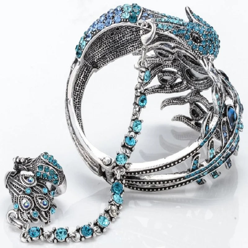 Diva Peacock Bracelet