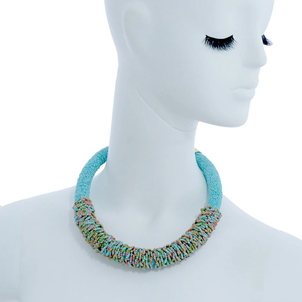 Queen Latifa Beaded Necklace