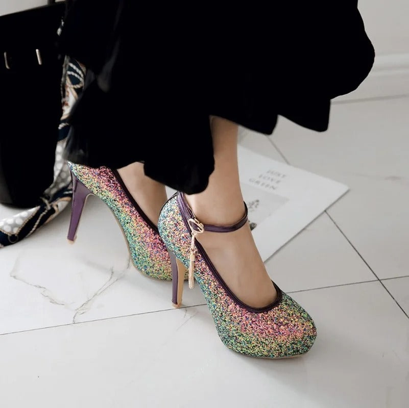 Ella Gants Glitter Pumps