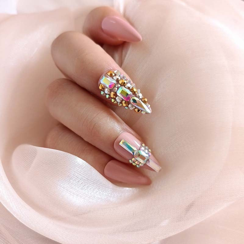 Glemma Rouss Diamond Press On Nails