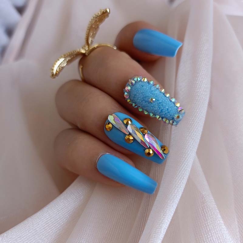 Marry Sipan Luxury Crystal Press On Nails