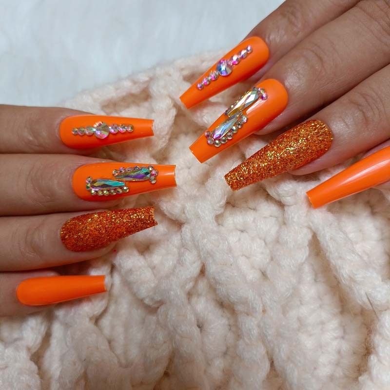 Betty Brilliance Diamond Press On Nails