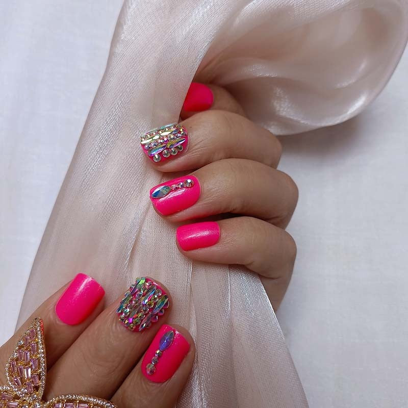 Penny Laized Luxury Press On Nails