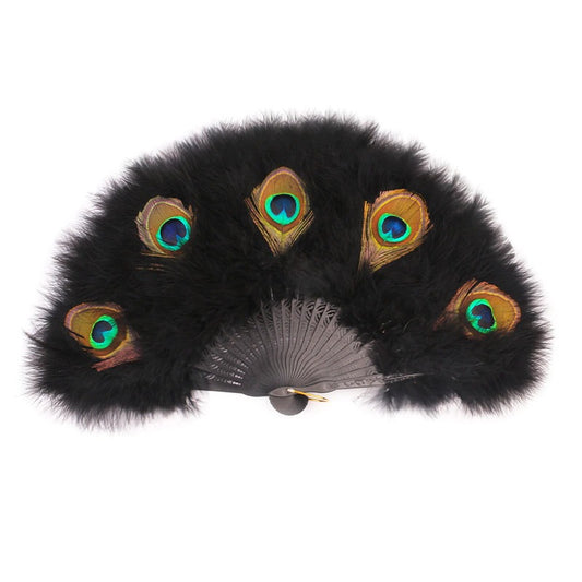 Peacock Feather Fan