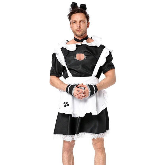 Sia Gothic Cat Maid Dress