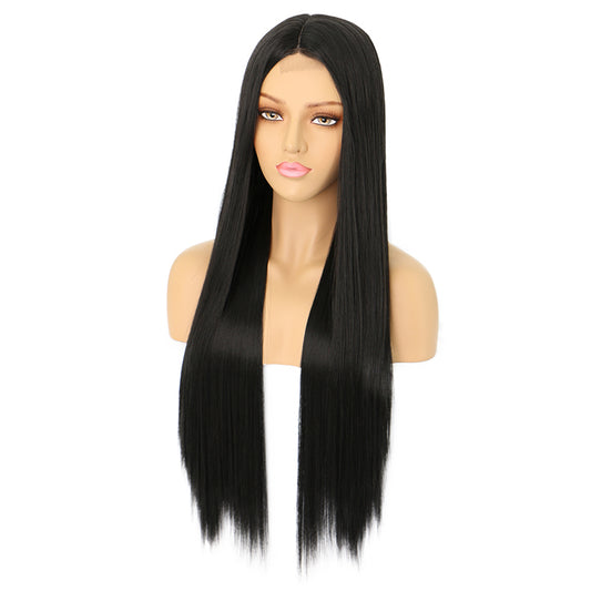 Barba Rouse Long Straight Black Wig
