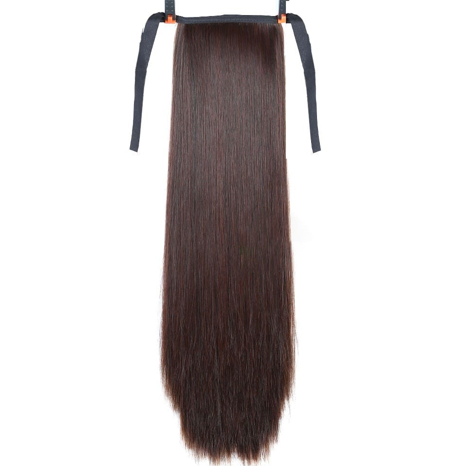 Straight Hair With Ponytail Extension