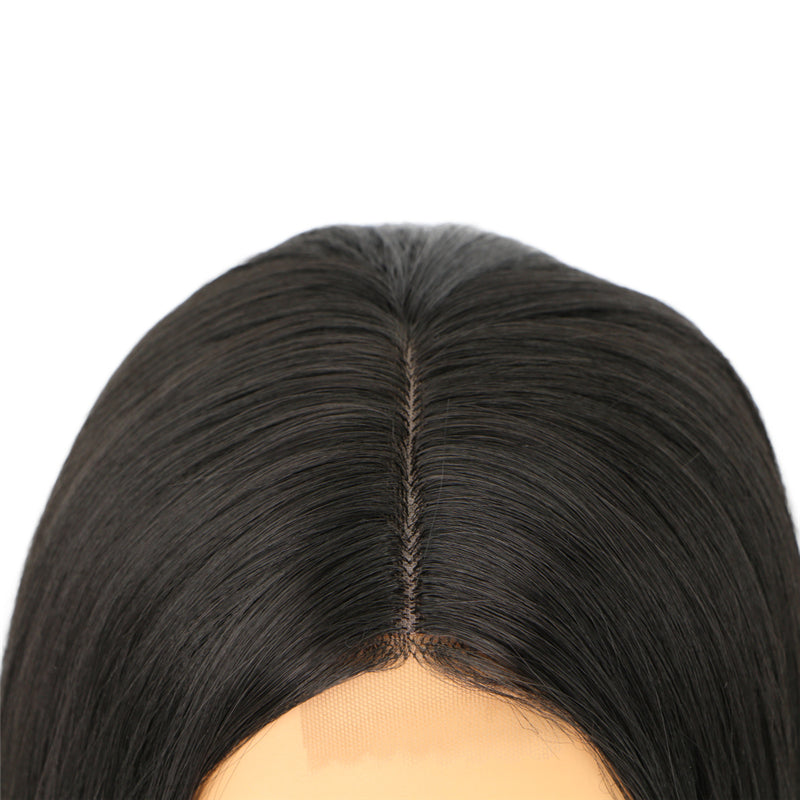 Barba Rouse Long Straight Black Wig