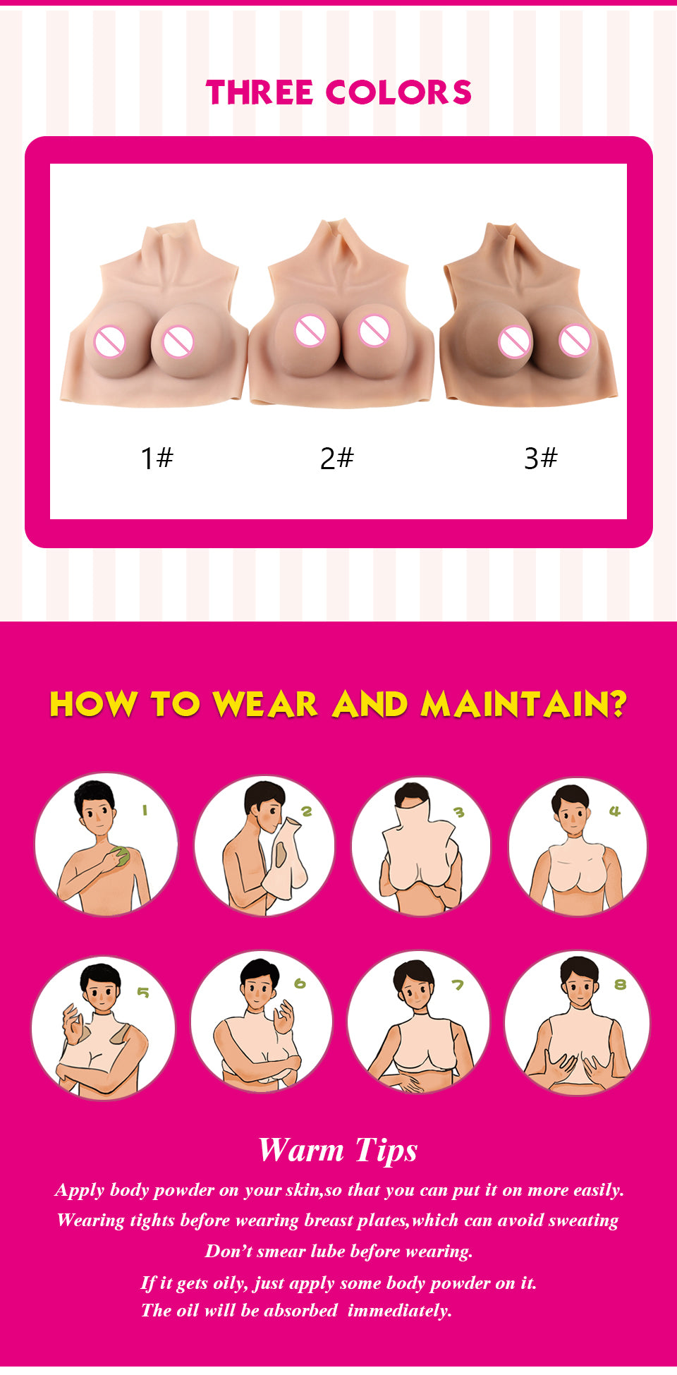 Silicone Breast Forms