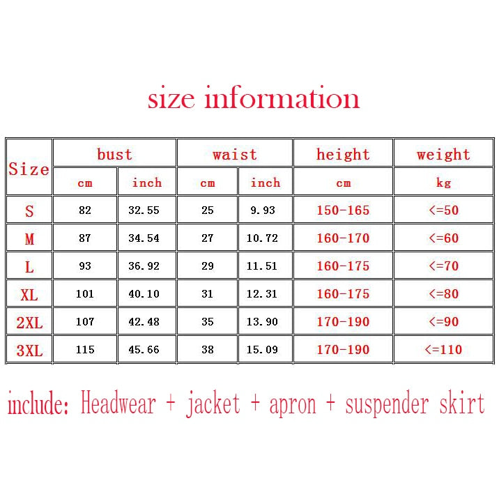 French Maid Uniform Dress