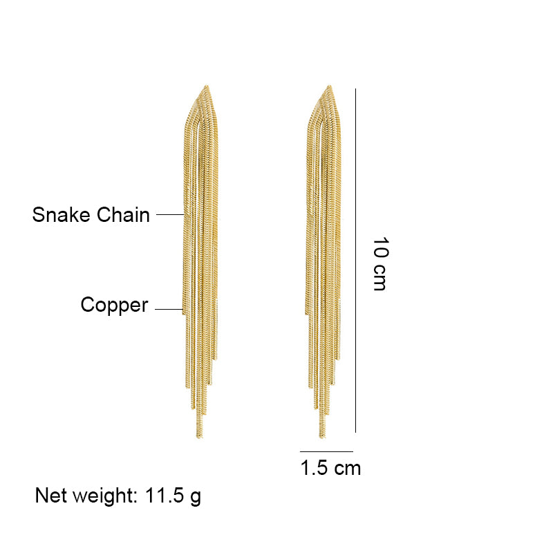 Lucy Luck Tassel Clip On Earrings