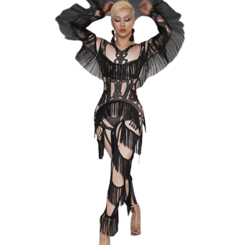 Penny Laized Tassel Jumpsuit