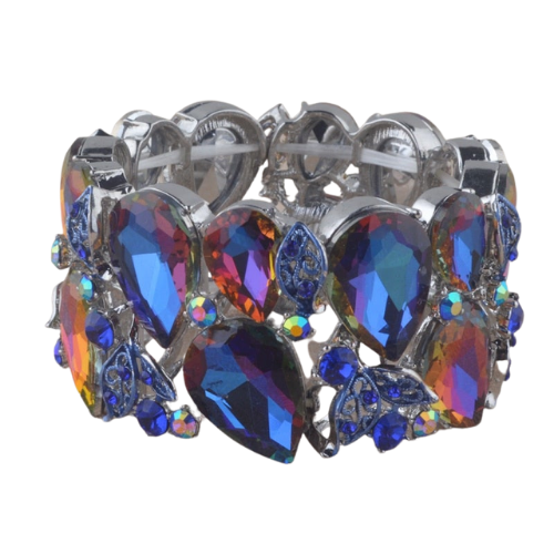 Patty Siyens Blue Crystal Bracelet