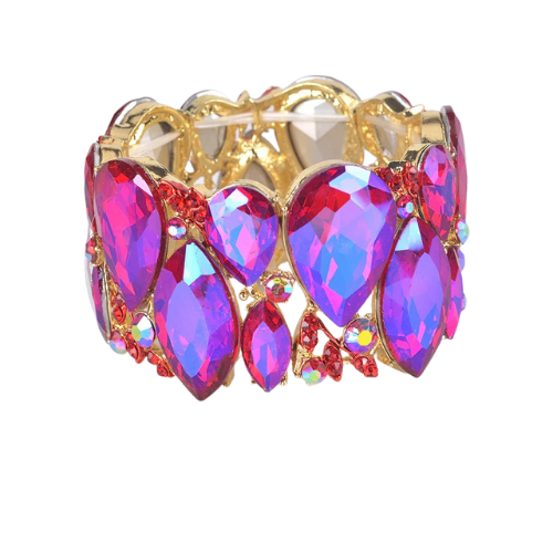 Amie Thyst Crystal Stretch Bracelet