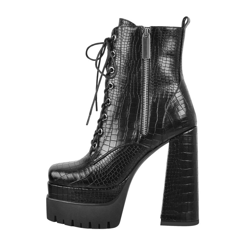 Slay the Runway in Talia Mother Platform Booties!