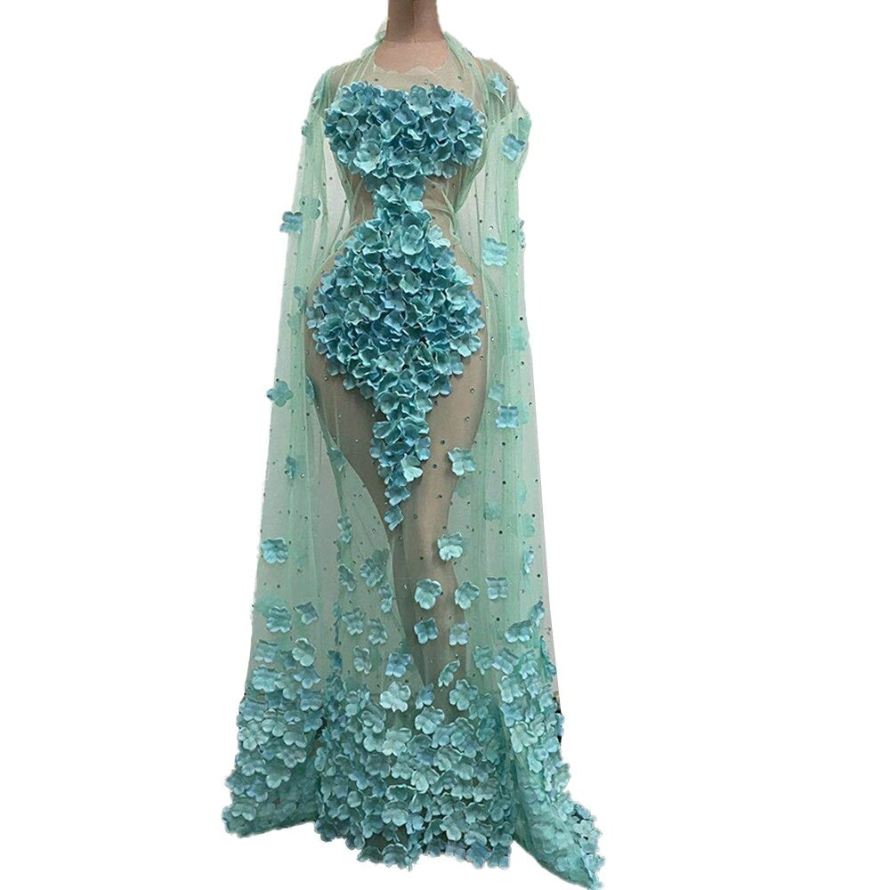 Portia Bella Flower Dress – The Drag Queen Store
