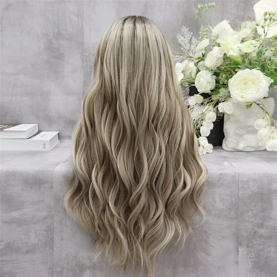 Amanda Reckonwith Ombre Blonde Lace Front Wig