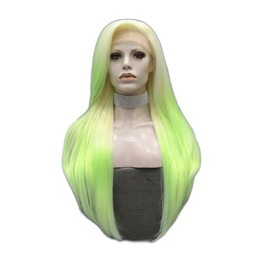 Hedda Lettuce Light Green Ombre Lace Front Wig