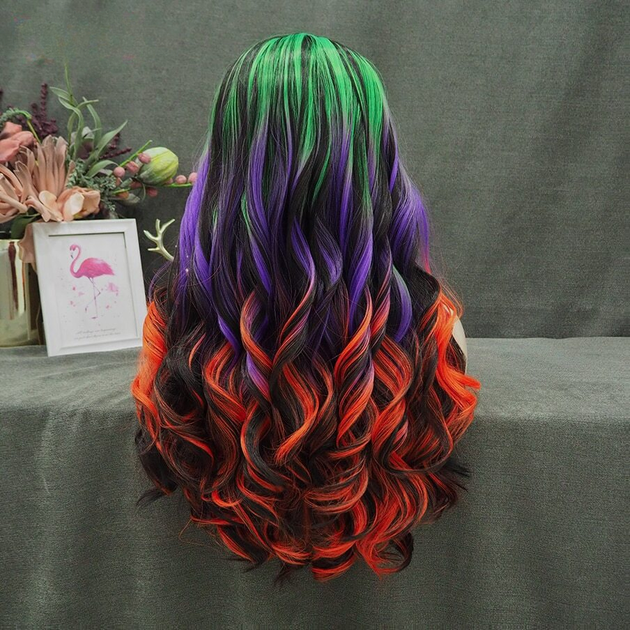 Cheryl Hole Colorful Lace Front Wig