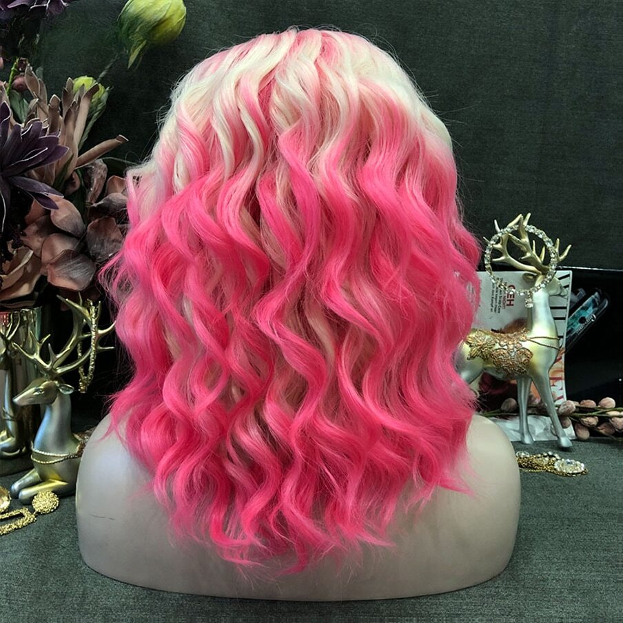 Ella Menterry Pink Blonde Short Wig