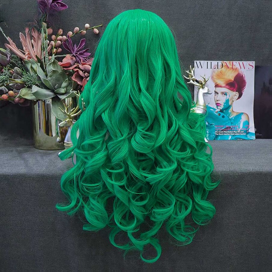Polly Tickle Green Lace Front Wig