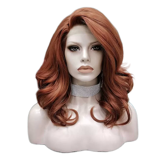 Gigi Lamour Copper Red Short  Lace Front Wig