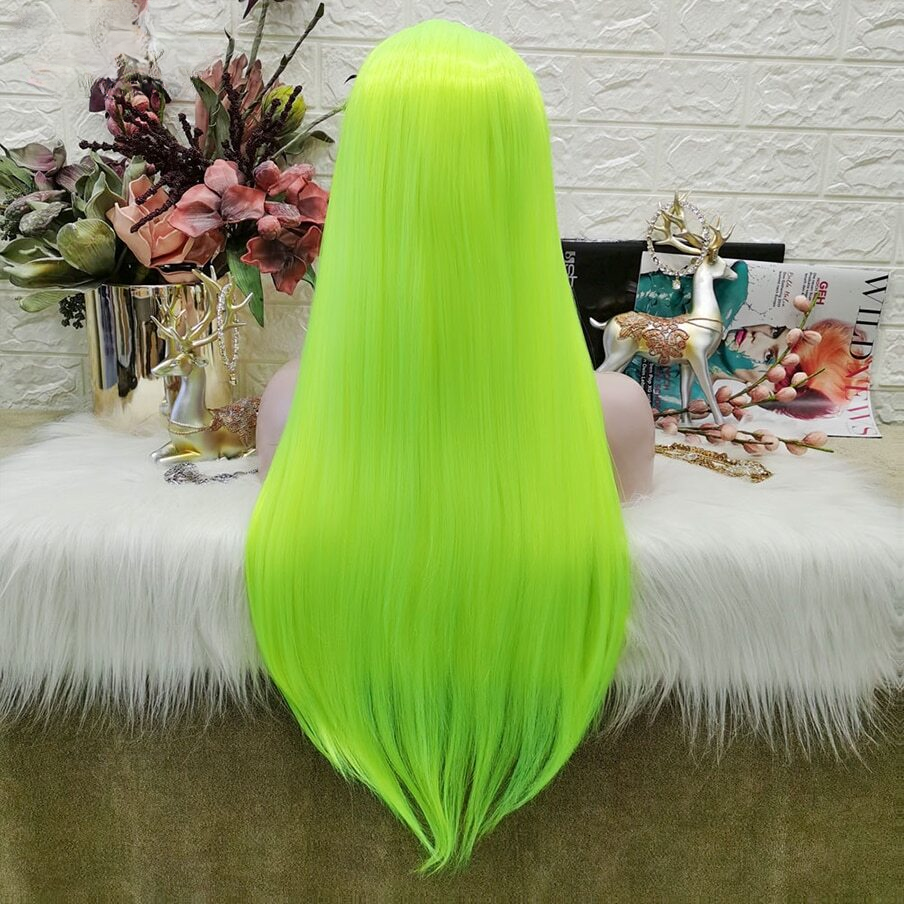 Ora Kelle Fluorescent Green Lace Front Wig