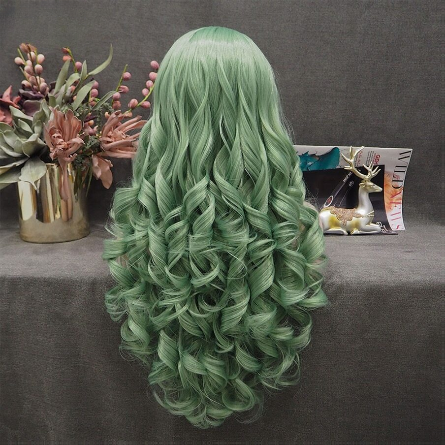 Corra Rageous Green Lace Front Wig