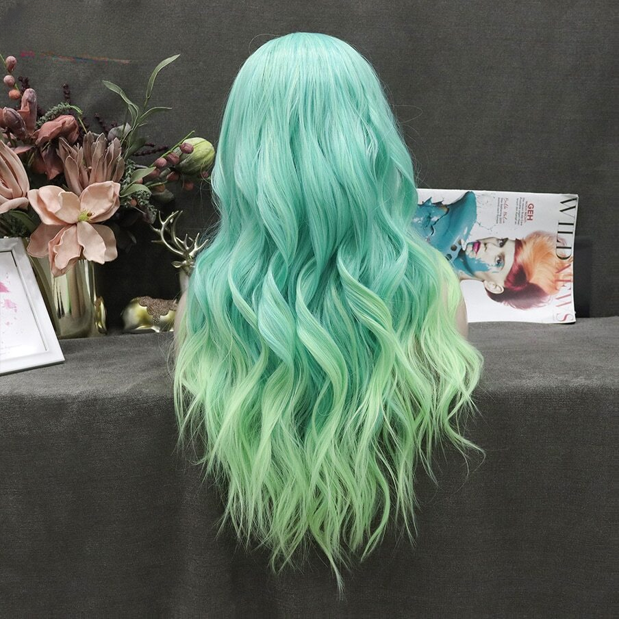 Miss Fortune Green Ombre Lace Front Wig