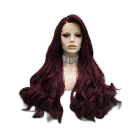 Ora Nate Wine Red Lace Front Wig