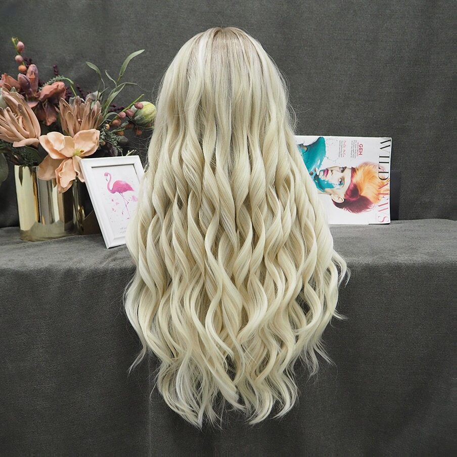 Nina Flowers Ombre Blonde Lace Front Wig