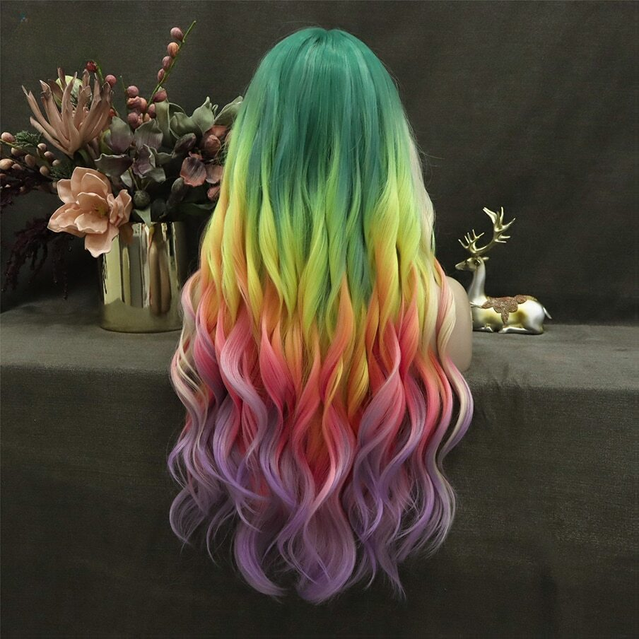 Queen Emelia Rainbow Wig