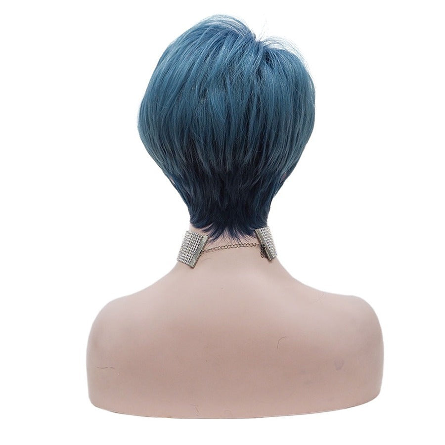 Masculina Fragila Short Blue Wig