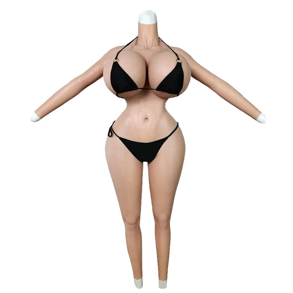 Giant X Cup Silicone Breast Forms Bodysuit – The Drag Queen Store