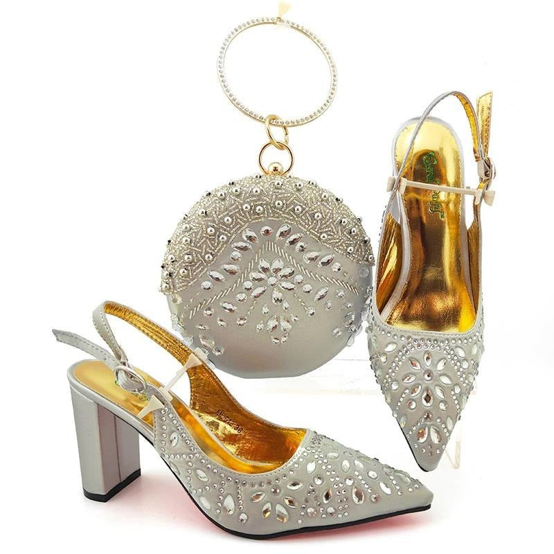 Sara Castique Shoe and Bag Set
