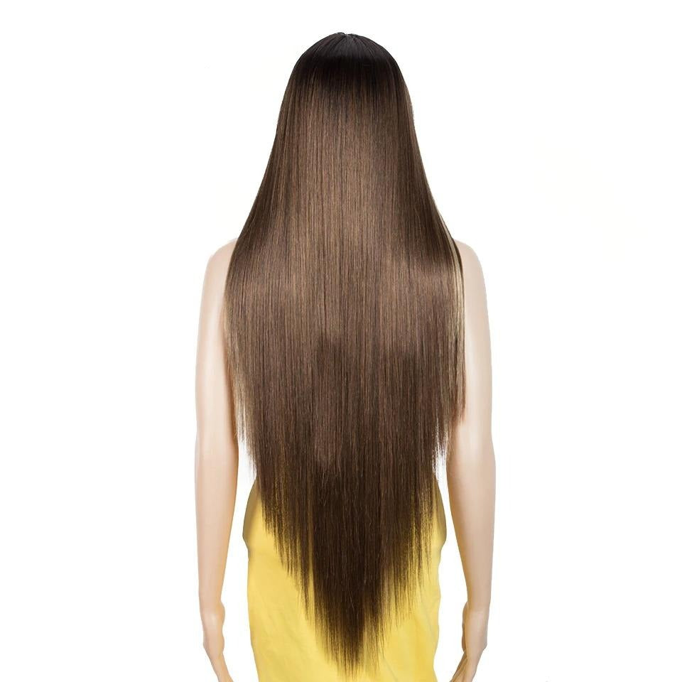 Blonde Ombre Wig With Bangs