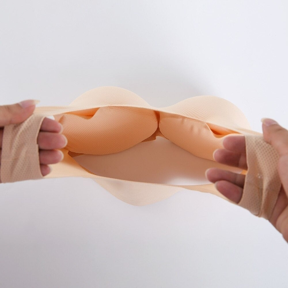 Crossdressing Bra with Silicone Breast Forms