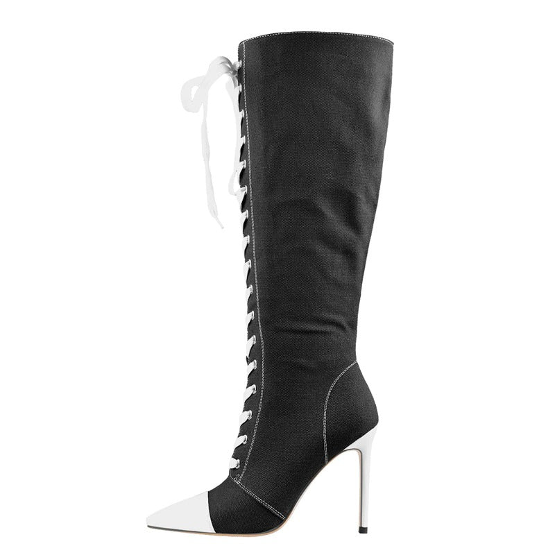 Elle Lectrick Canvas Boots