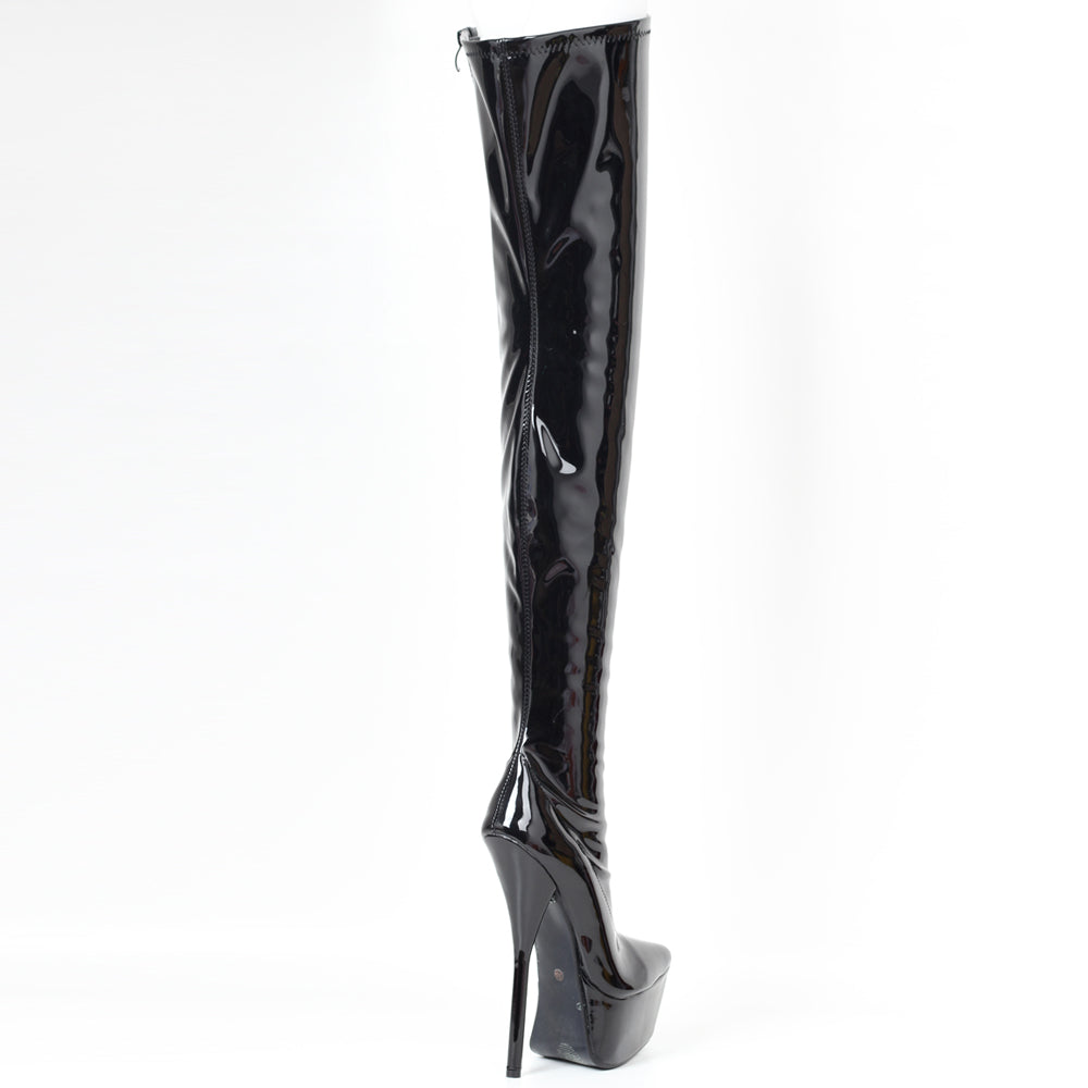 Tanya Buttocks Stretch Over The Knee Platform Boots