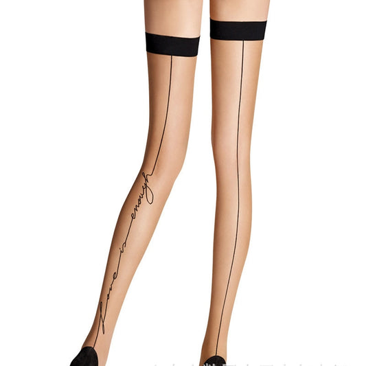 Kaia Cayenne Thigh High Stockings