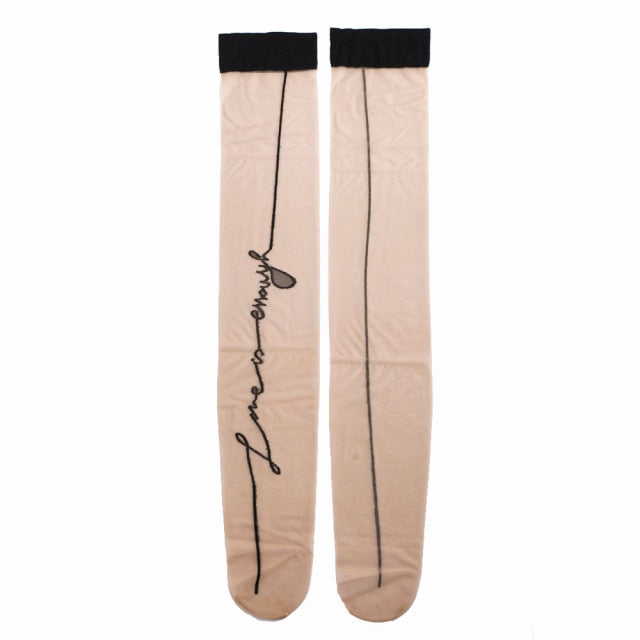 Kaia Cayenne Thigh High Stockings