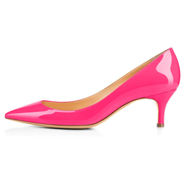 Aroa Mattic Low Heel Pumps