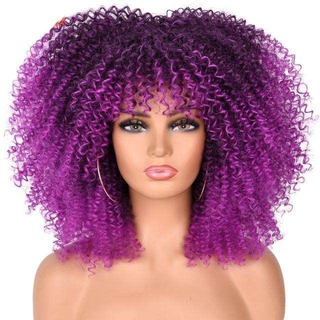 Cleo Patrix Afro Kinky Wig – 16" | Drag Queen Wig | 150% Density