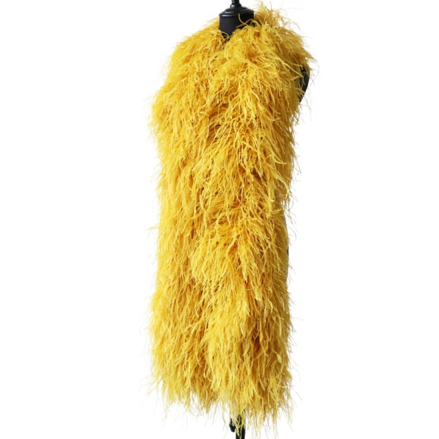 Fluffy Ostrich Feathers Boa