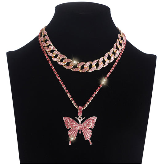 Glam Butterfly Necklace